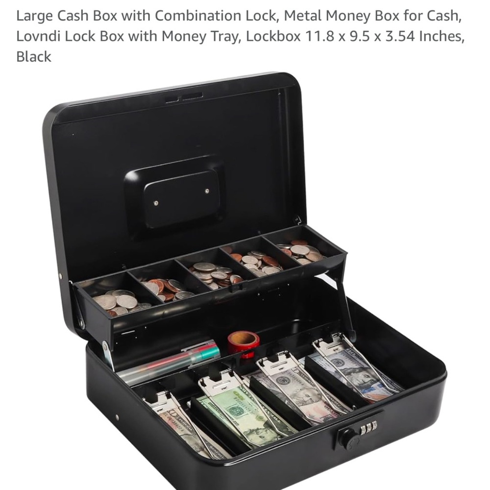Large Cash Box